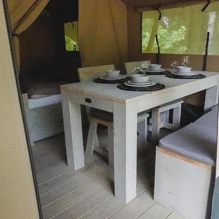 Tente de luxe Glamping Op Camping Le Prahay