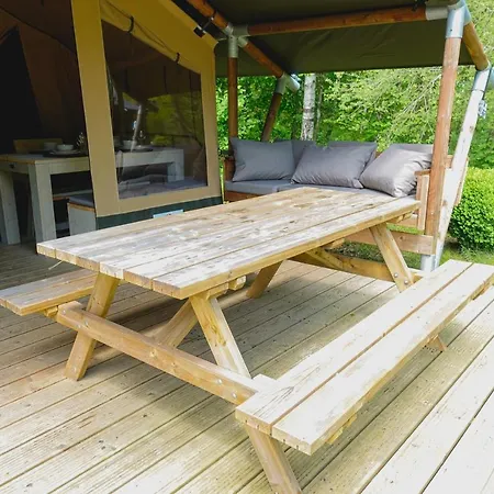 Glamping Op Camping Le Prahay Tente de luxe Poupehan